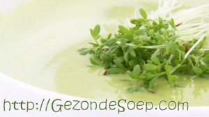Verse tuinkerssoep klaar binnen 20 minuten Tuinkerssoep