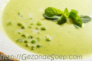 Erwtensoep met munt