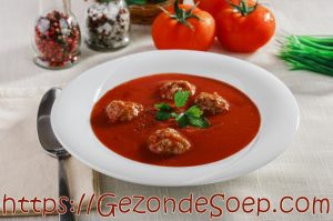 Tomaten paprika soep