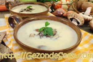 Champignonsoep zonder room