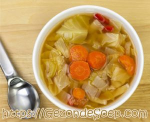 koolsoepdieet recept met witte kool als dieetsoep om af te vallen