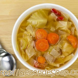 koolsoepdieet recept met witte kool als dieetsoep om af te vallen